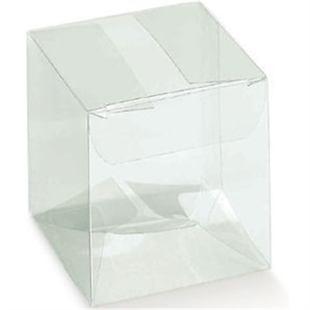 Scatola Cubo Trasparente in Pvc 5x5x5 cm 10 pezzi