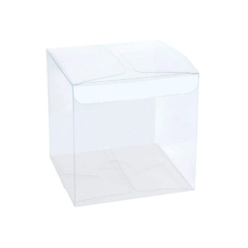 Scatola Cubo in PVC 4x4x4 cm Trasparente 10 pezzi