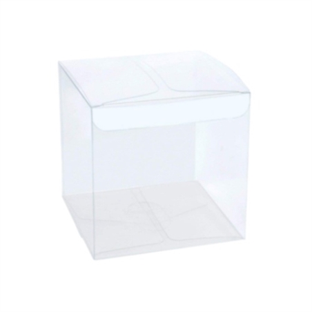 Scatola Cubo in PVC 4x4x4 cm Trasparente 10 pezzi