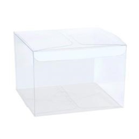 Scatola Cubo Trasparente in Pvc 15X15X10 cm 10 pezzi