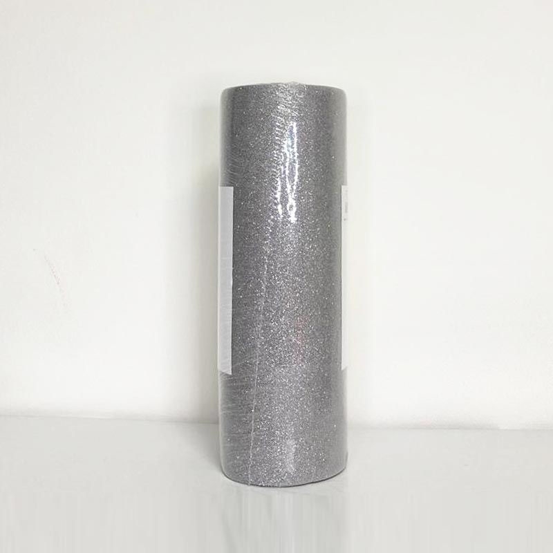 Rotolo Tulle Glitter 25 cm x 50 metri Argento