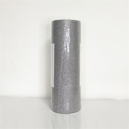 Rotolo Tulle Glitter 25 cm x 50 metri Argento