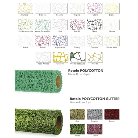 Rotolo Polycotton - Deconet - 48 cm x 5 metri