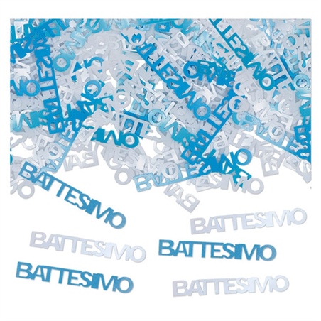 Confetti da Tavola Battesimo Celeste 15 grammi