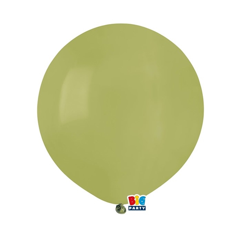 25 Palloncini in Lattice 19" Verde Oliva