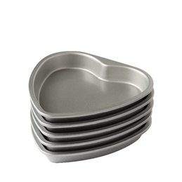 Set 5 Stampi Cuore 15 cm altezza 2 cm