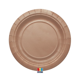 25 Piatti Ecolor Ø 24 cm Rose Gold