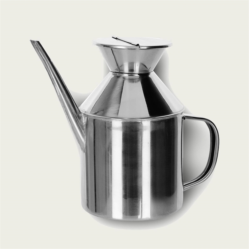 Oliera In Acciaio Inox Bombata