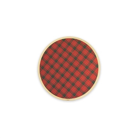 8 Sottobicchieri cm 9 Tartan