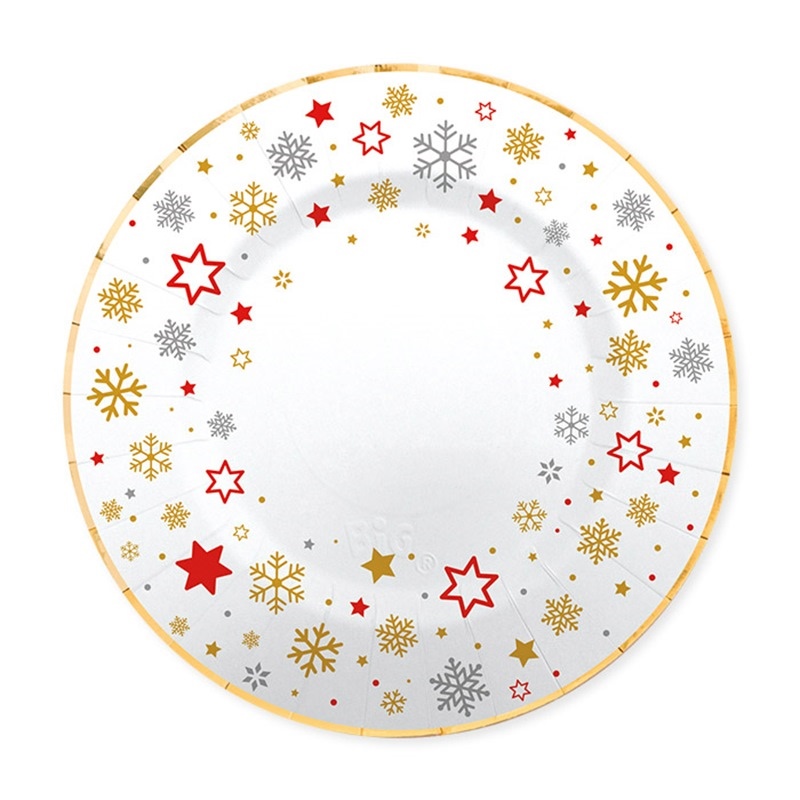 8 Piatti Ø 25 cm Stars