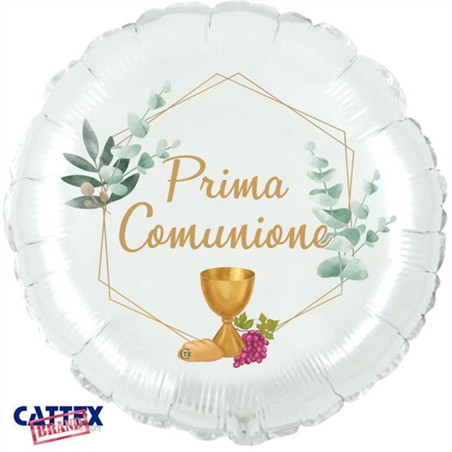 Palloncino Mylar 45 cm Prima Comunione