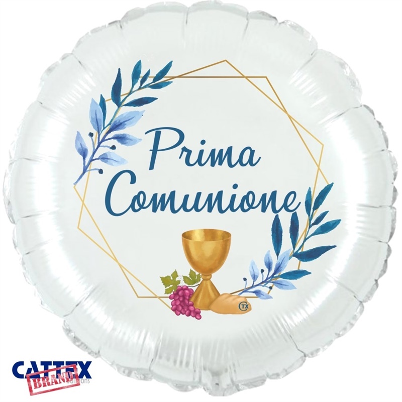 Palloncino Mylar 45 cm Prima Comunione