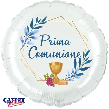 Palloncino Mylar 45 cm Prima Comunione