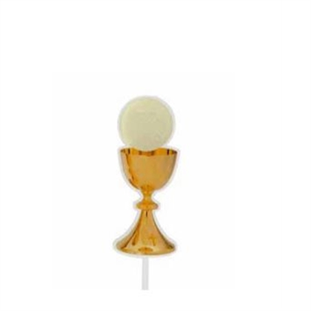Calice con ostia plexi 5x17 cm