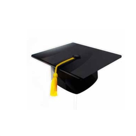 Cappello laurea plexi 15,5x14,5 cm