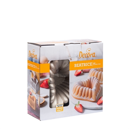 Stampo mini Beatrice in alluminio profuso 16x16 cm altezza 6 cm