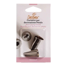 Beccuccio petalo n° 62 Decora in acciaio inox senza punti di saldatura.