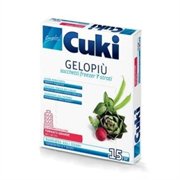 Sacchetti Freezer Grandi 15 Pezzi 29x42 Cuki