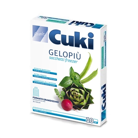 Sacchetti Freezer Maxi 10 Pezzi 35x50 Cuki