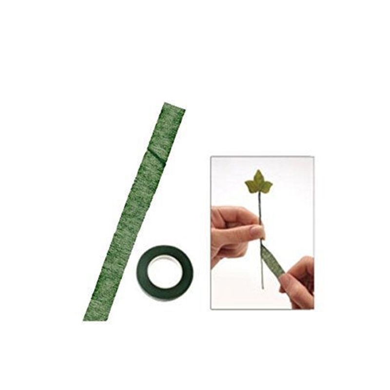 Guttaperca Nastro in carta adesiva Verde per steli 12 mm x 27 metri