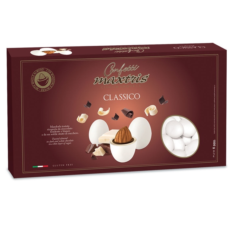 Confetti Maxtris Classico Bianco 1 Kg