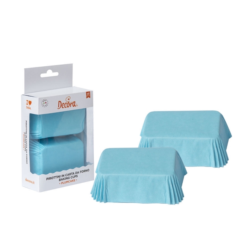 36 Pirottini Plum Cake 80x50x32 mm Azzurro