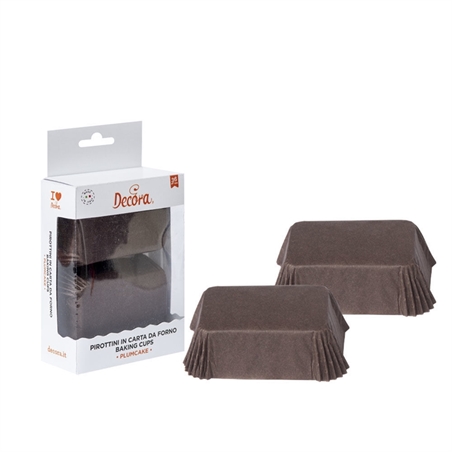 36 Pirottini Plum Cake 80x50x32 mm Marroni