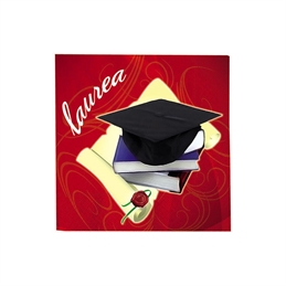 Tovaglioli 25x25 cm Laurea 20 pezzi