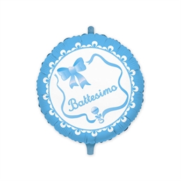 Palloncino Mylar Il Mio Battesimo Celeste 45 cm