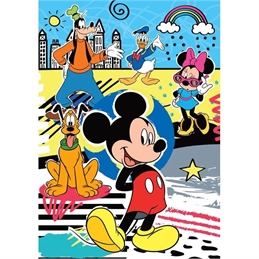 Puzzle 104 pezzi + 3D Model Mickey Mouse