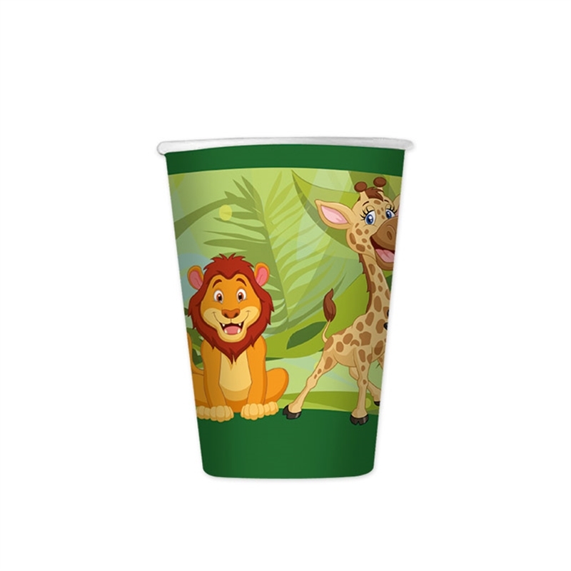 Bicchieri 200 cc Jungle 8 pezzi
