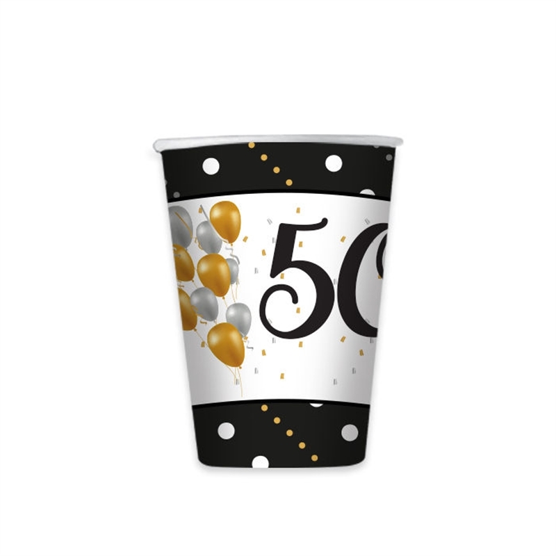 Bicchieri 200 cc 50 anni Prestige 8 pezzi