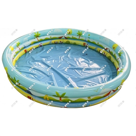 Piscina 3 tubi decoro BEACH cm 150x30