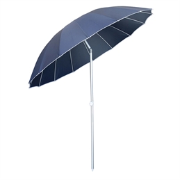 Ombrellone spiaggia ø 240 cm alluminio 16 stecche rinforzate