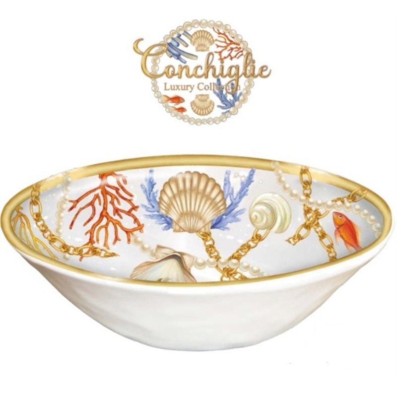 Insalatiera Conchiglie. Cm 16 H 6.5