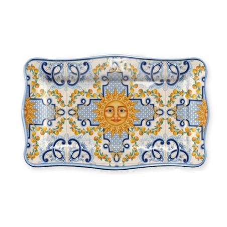 Vassoio Taormina Cm 36x23 H 1.65 
