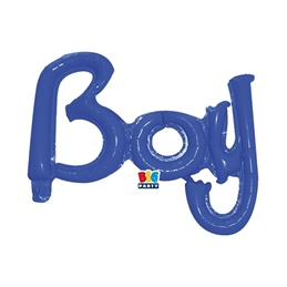 Palloncino Mylar Scritta Italic 58 x 31 cm Boy