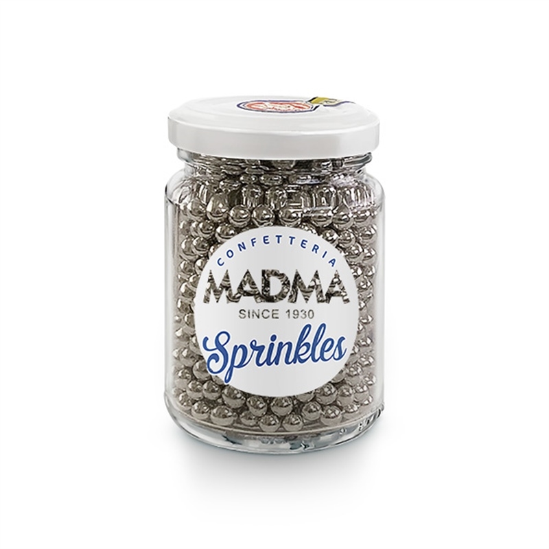 Sprinkles Sferici Argento 5 mm Da 90 g