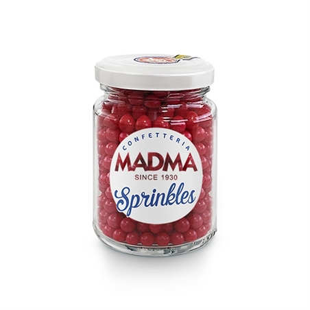 Sprinkles Sferici Rosso Brillante 6 mm Da 90 g