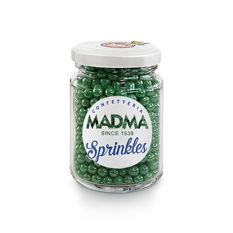 Sprinkles Sferici Verde Argento 5 mm Da 90 g
