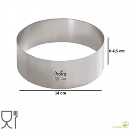 Cerchio Acciaio Inox Altezza 4,5 Cm