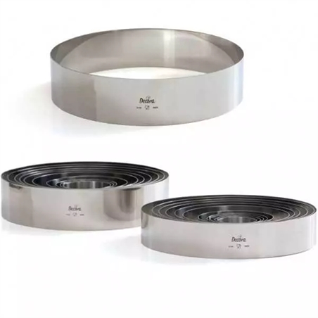 Cerchio Acciaio 5 Cm Inox Altezza 4,5 Cm