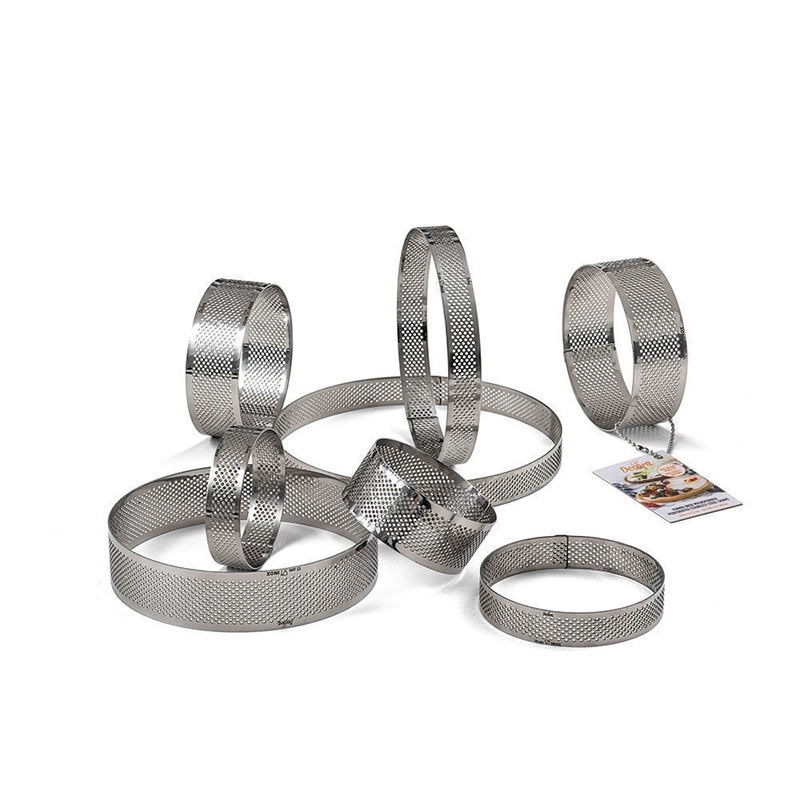 Anello Microforato in acciaio inox diametro 20 cm altezza 3,5 cm