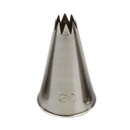 Beccuccio Cornetto Stella Aperta In Acciaio N. 20