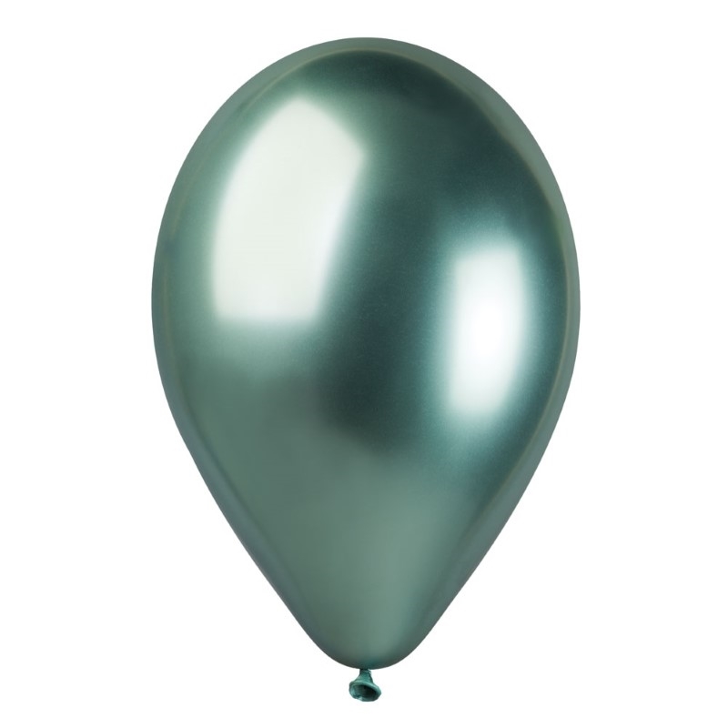 50 Palloncini in Lattice 13" Glossy Green