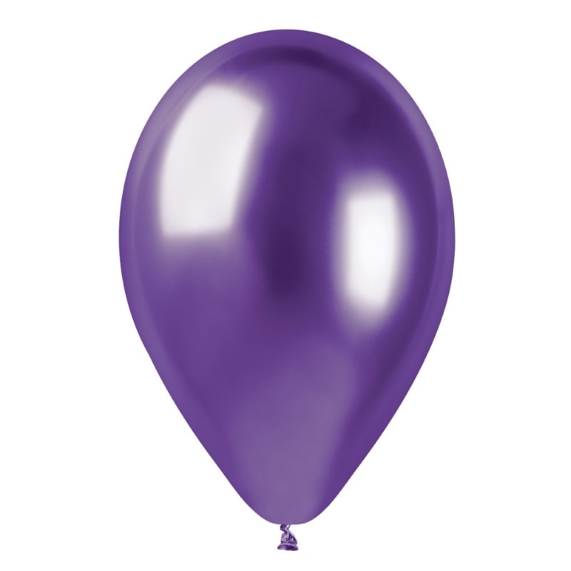 50 Palloncini in Lattice 13" Glossy Purple