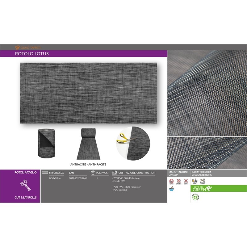 Tappetto Rotolo Lotus  