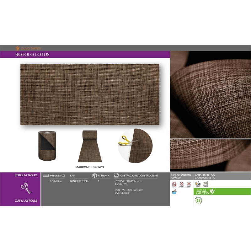 Tappetto Rotolo Lotus