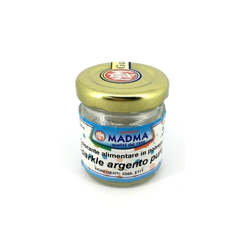 Colorante sparkle argento puro 8 g