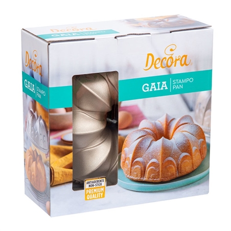 Stampo Gaia in alluminio profuso diametro 24 cm altezza 10 cm